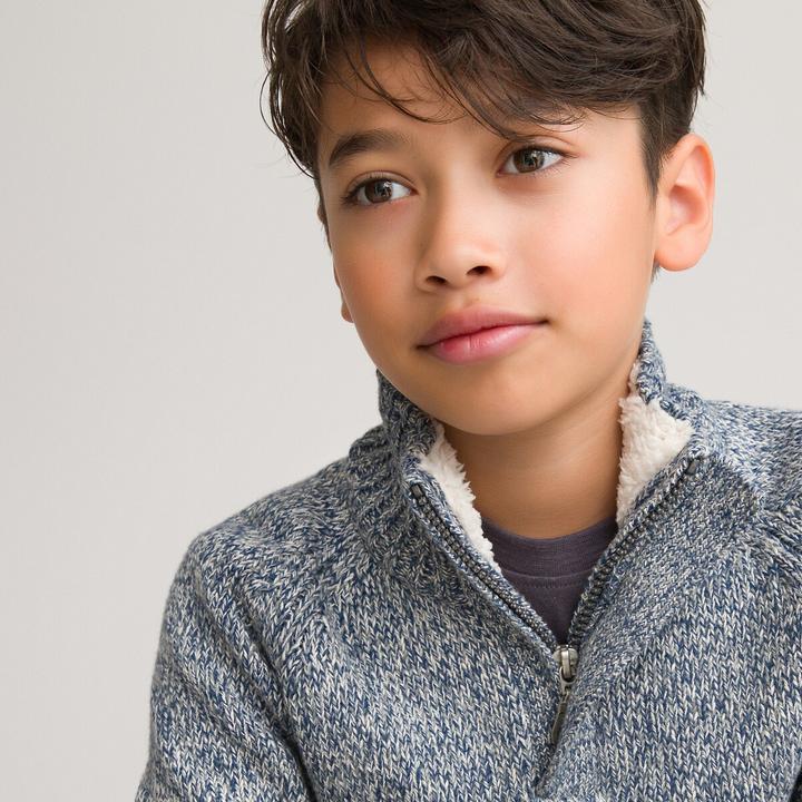 La Redoute Collections Pullover mit Stehkragen