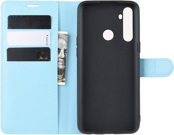 Actual product image MU Classic Litchi Leather Bookcover Series (Realme 5 Pro)