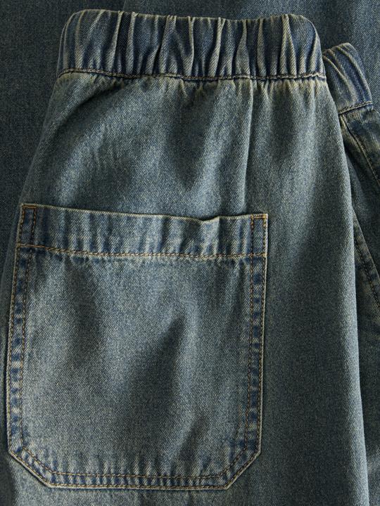 Actual product image JJXX JXTUVA LOOSE MW DENIM PANT DNM Weit geschnitten (M)