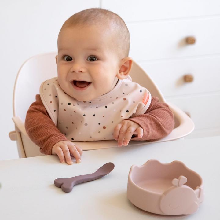 Actual product image Done by Deer Bib with Velcro fastener 2-pack Ozzo Pink