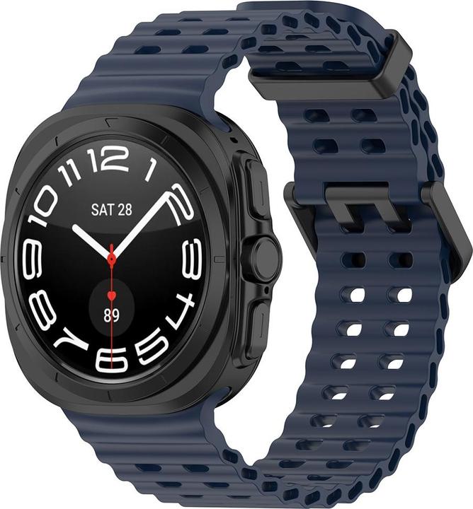 Techsuit - Watchband (W062) - Samsung Galaxy Watch Ultra 47mm - Navy Blue (Silikon)