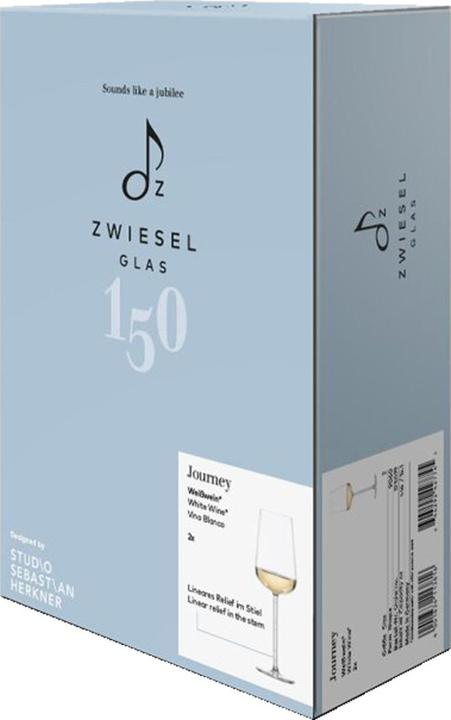 Produktbild Zwiesel ZWG Weissweinglas Journey446ml (44.60 cl, 2 Gläser, Weissweingläser)