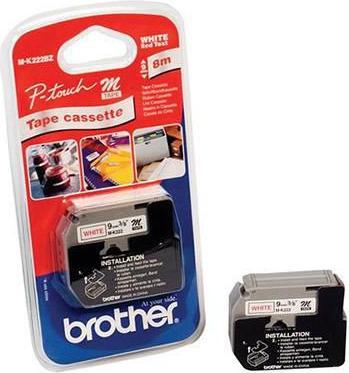 Actual product image Brother M-K222bz (0.90 cm, White, Red)