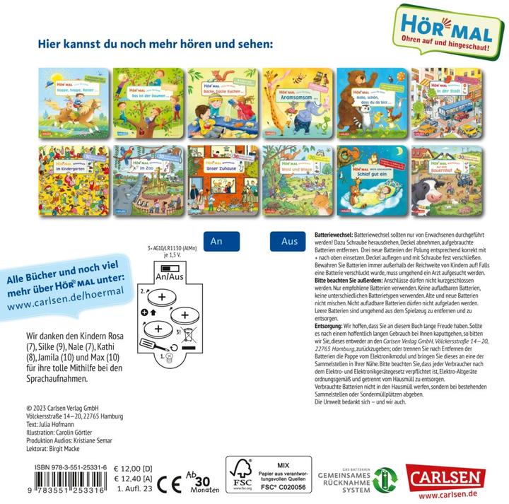 Produktbild Hör mal (Soundbuch): Wimmelbuch: Am Wasser (Carolin Görtler, Julia Hofmann, Deutsch)