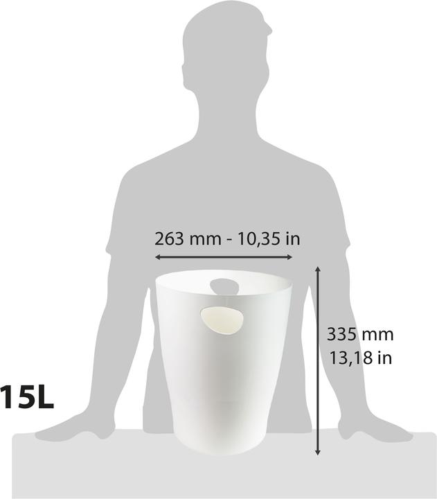 Actual product image Exacompta Wastebaskets (15 l)