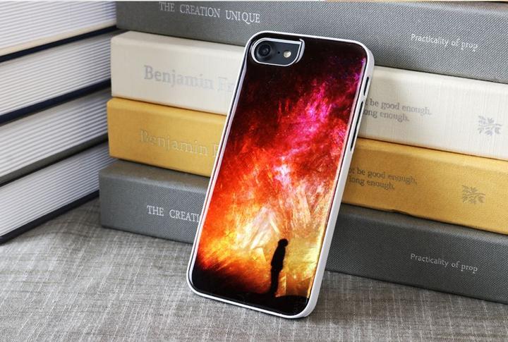 Actual product image Ikins case for Apple iPhone 8/7 starry night baltas (Apple iPhone 8)