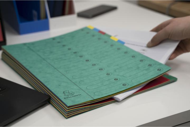 Produktbild Exacompta Ordnungsmappen mit Faltenrücke (A4, 1 x)
