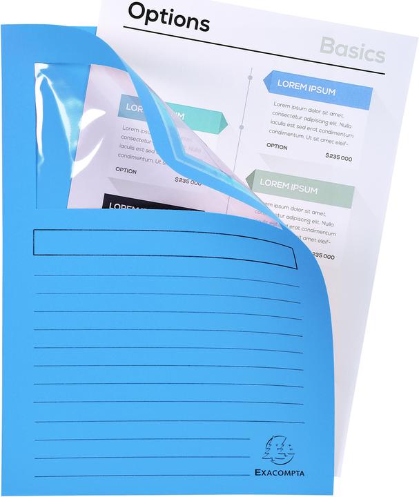 Produktbild Exacompta Sammelmappen - Aktendeckel (A4, 40 x)