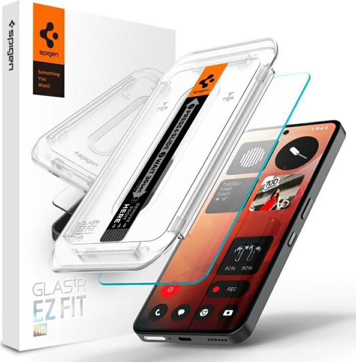 Produktbild Spigen - Glas.tR EZ-FIT - Nothing Phone (3a) / (3a) Pro - Clear (1 Stück, Nothing Phone (3a) Pro, Nothing Phone (3a))