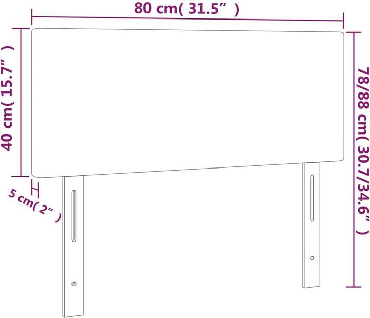 Actual product image VidaXL Conni (80 x 5 x 88 cm)