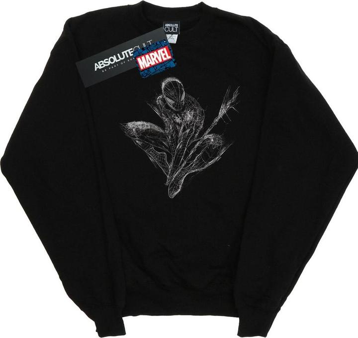 Produktbild SpiderMan Web Crouch Sweatshirt (4XL)