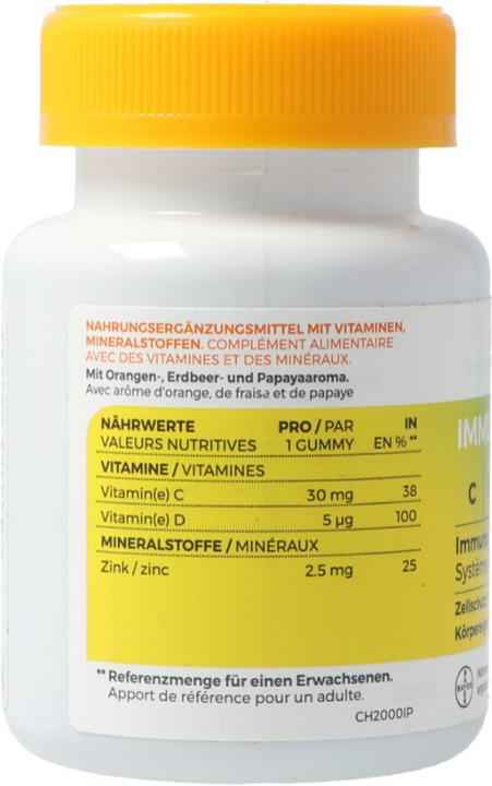 Nährwerte und Zutaten Santogen Immuno Protect (40 Stück, Gummies)