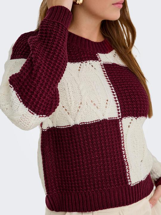 Actual product image JdY Jdyjusty L/S Mix Struc Pullover Knt Noos (L)