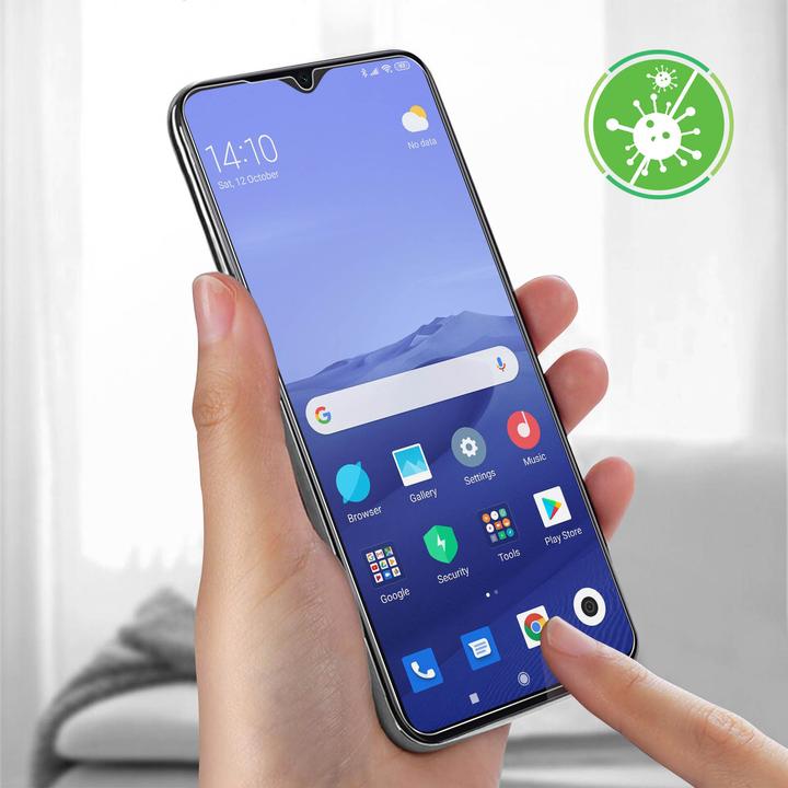 Actual product image Avizar 360° all-around protective film, front and back (1 Piece, Xiaomi Redmi Note 8 Pro)