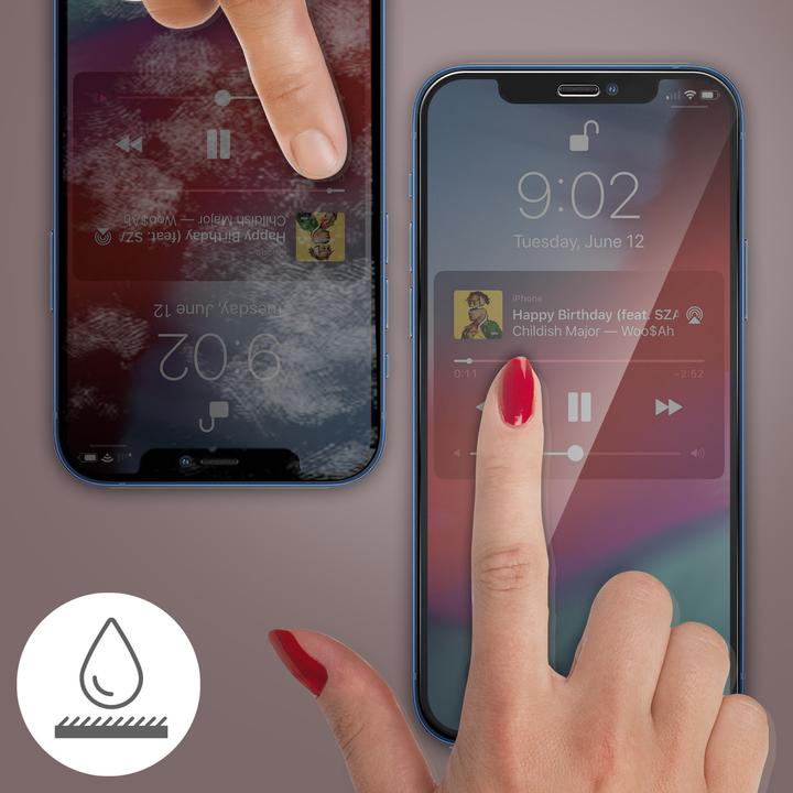 Image du produit X-One Verre blindé, film de protection 9H résistant aux rayures (1 pièce(s), Apple iPhone 12 Pro)