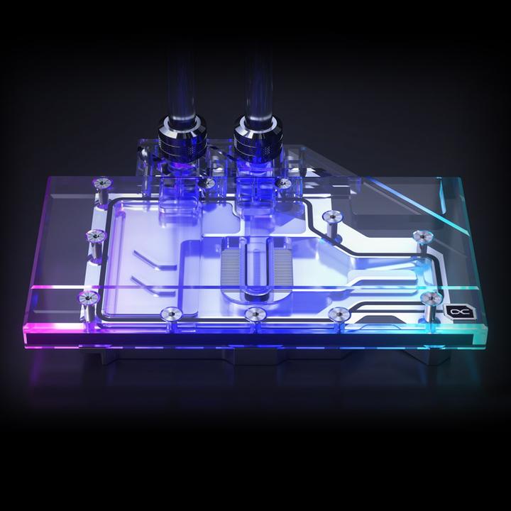 Produktbild Alphacool Eisblock Aurora GPX-N RTX 3070 Ti AMP Holo mit Backplate - Acryl + Nickel