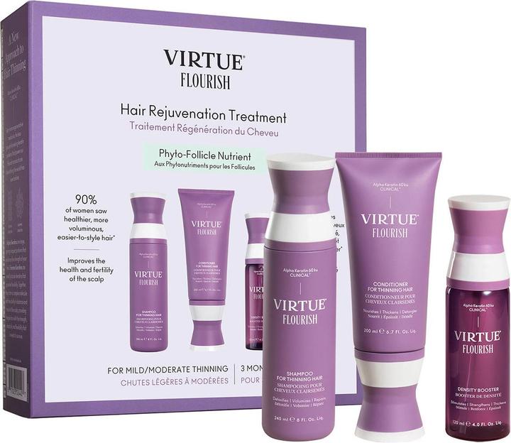 Virtue Labs Flourish Hair Rejuvenation Treatment (Haarpflege set)