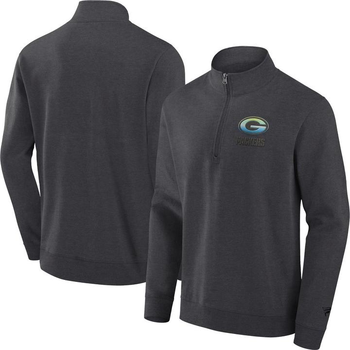 Actual product image Fanatics Green Bay Packers Gradient 1/2 Zip Crew Sweatshirt L (L)