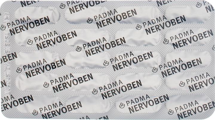 Nutritional values and ingredients Padma Nervoben (100 Piece, Capsules, 82 g)