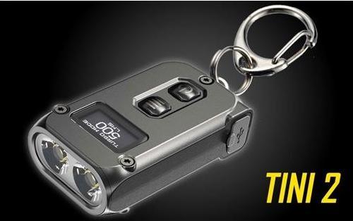 Produktbild Nitecore TINI 2 - 500 Lumen, grau (4.70 cm, 500 lm)