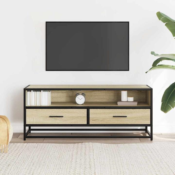 Image du produit VidaXL Armoire TV Lowboard Meuble TV Chêne Sonoma (100 x 34.5 x 40 cm)