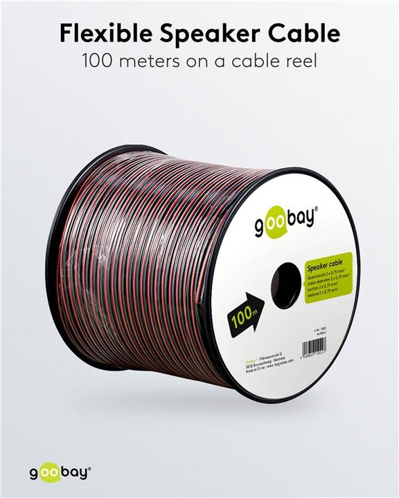 Produktbild Goobay Cca (100 m, 0.75 mm²)