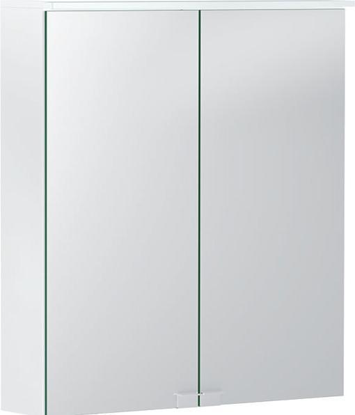 Produktbild Geberit Option Basic Spiegelschrank mit Beleuchtung, zwei Türen, Breite 60cm, 500273001
