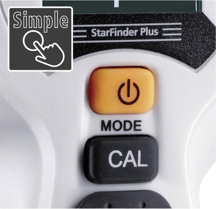 Actual product image Laserliner Locating device StarFinder Plus 080.972E Locating depth (max.) 40mm