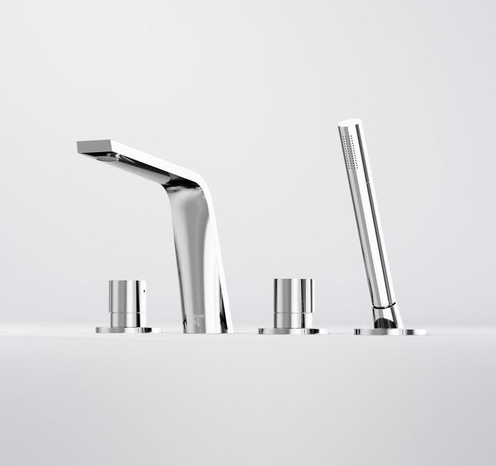 Produktbild Steinberg Serie 260 Wannenarmatur, Wannenrandmontage, 4-Loch, Ausladung 200mm, 2602400