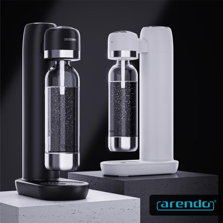 Produktbild Arendo Wassersprudler, Soda Maker + 1000 ml Flasche, Soda Streamer mit Wasserflasche, für 60l CO2 Zylinder