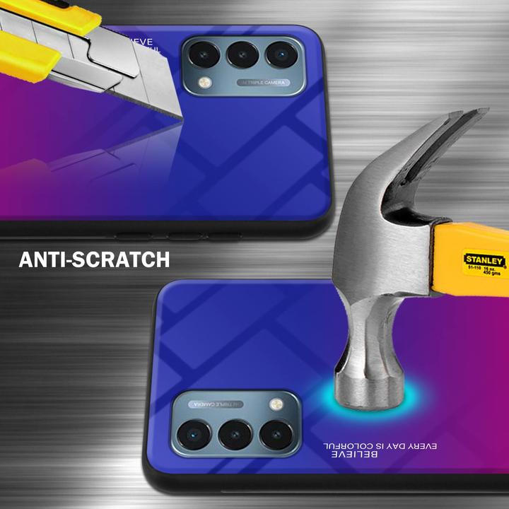 Produktbild Cadorabo TPU 2 Farben Glas Hülle (OnePlus Nord N200 5G)