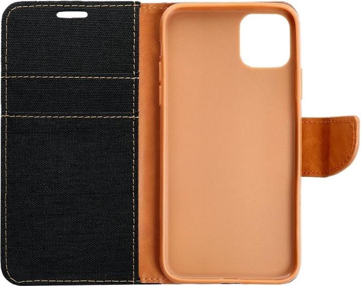 Produktbild König Design Handyhülle für Samsung Galaxy S6 Schutztasche Wallet Cover 360 Case Etui Schwarz (Samsung Galaxy S6)