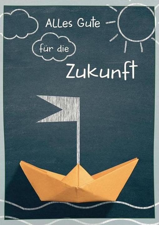 Produktbild Cart Glückwunschkarte Alles Gute für die Zukunft A4 (1 Stk.)