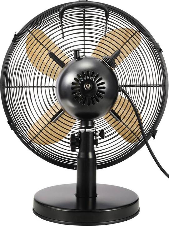Actual product image Sygonix Table fan 40W (Ø x H) 335mm x 415mm Black (59.28 dB)