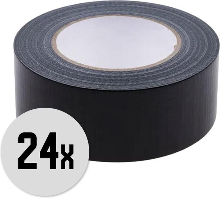 Produktbild Dula -Klebeband - schwarz - 50 mm x 50 m - 24 Rollen Duckband (50 mm)