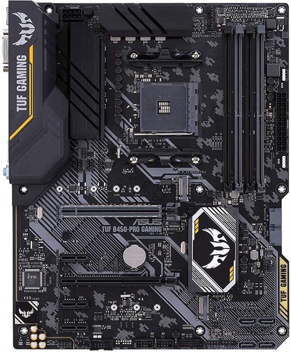 Actual product image ASUS TUF B450-PRO GAMING AM4 B450 (AM4, AMD B450, ATX)
