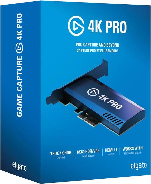 Produktbild Elgato Game Capture 4K Pro (Switch, PS5, PC, Xbox Series X)