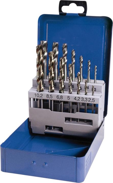 Eventus Jeu de tarauds pour machines 14 pièces métrique coupe à droite 10397 DIN 371, DIN 376 HSS-E