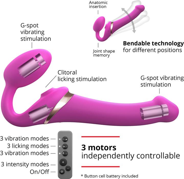 Actual product image Strap-on-me Multi Orgasm (M)