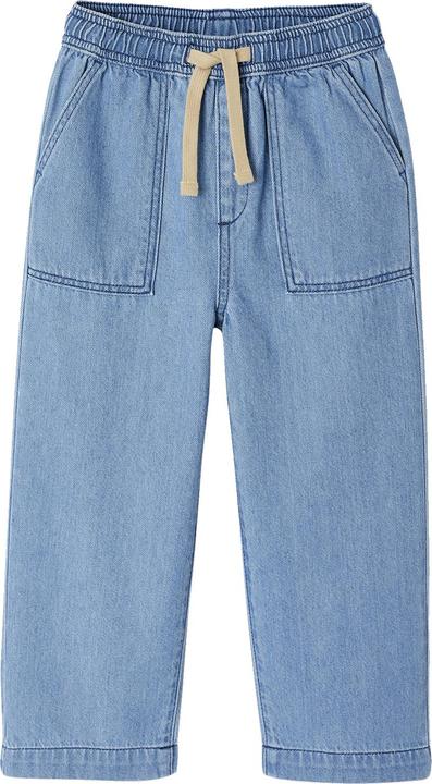 Actual product image Vertbaudet Mädchen Loose-fit-Jeans mit Dehnbund, Bundweite verstellbar (134)