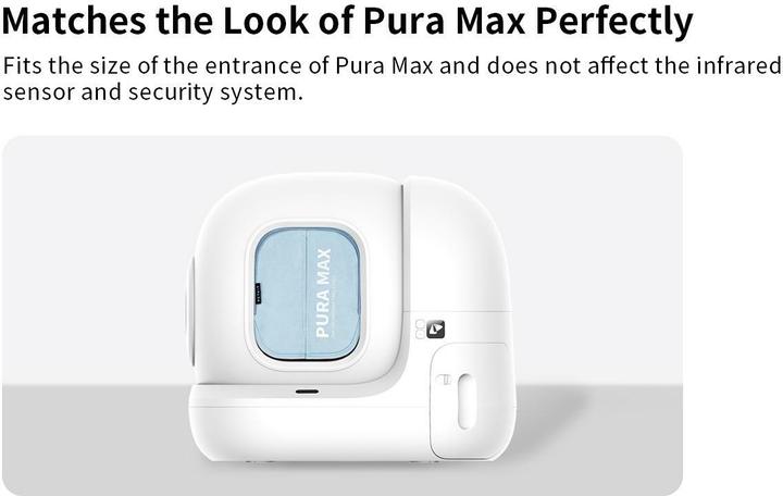 Actual product image Petkit Pura Max Magnetic Dustproof Curtain