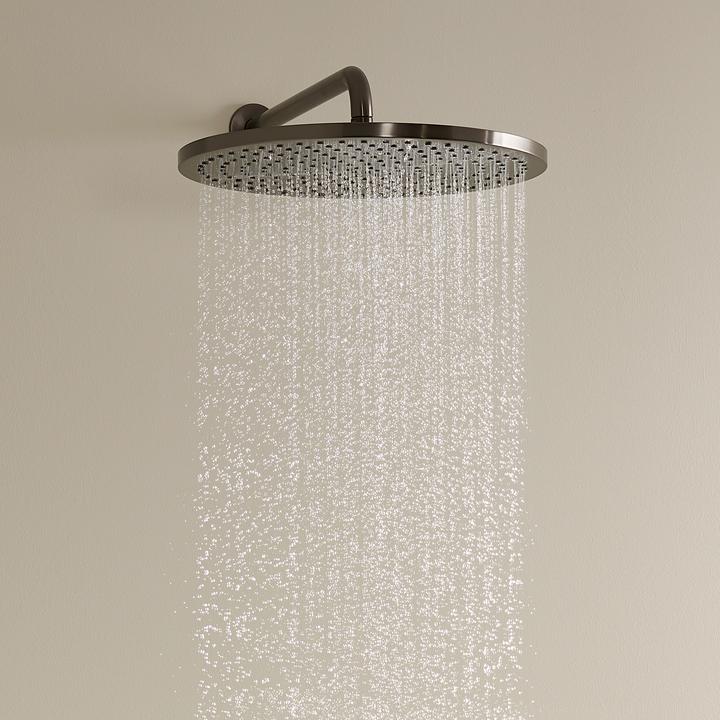 Produktbild Dornbracht Regenbrause mit Wandanbindung, Ausladung 450 mm, Regenbrause 400 mm, 28659070 (13.30 l/min)
