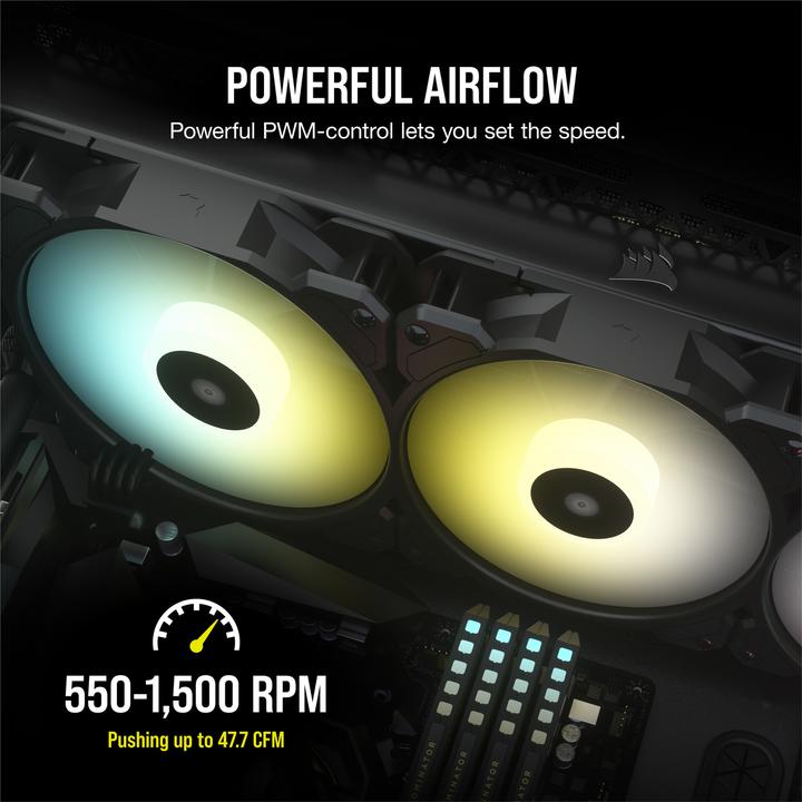 Produktbild Corsair SP120 RGB Elite (120 mm, 3 x)