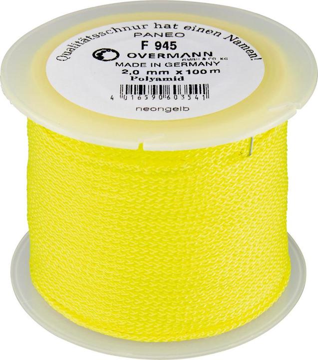 Produktbild NoName Maurerschnur Polyamid 2,0mm 100m neon-gelb (100 m)