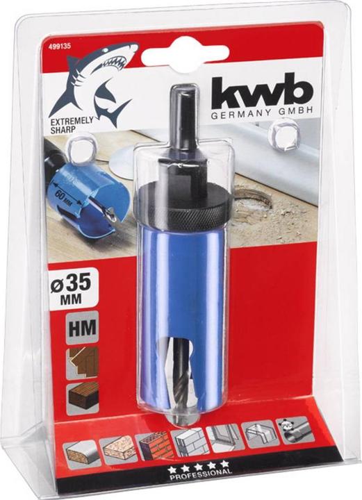 Produktbild kwb Lochsägen Hartmetall bestückt (35 Millimeter)