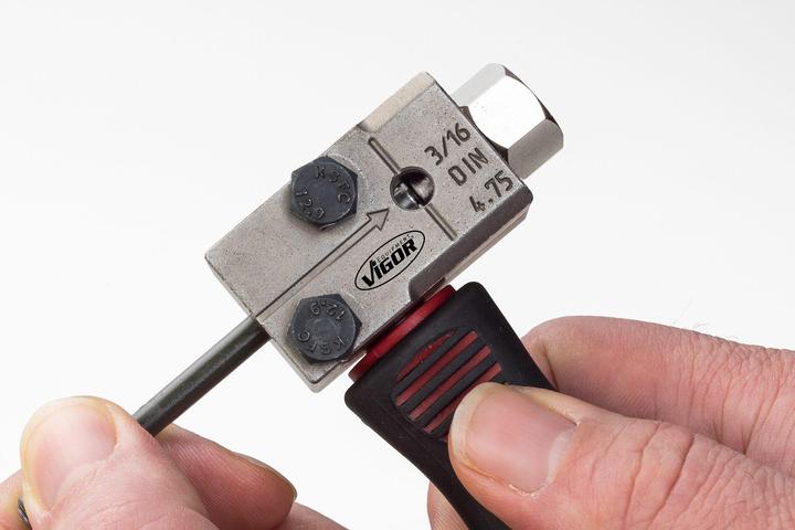 Image du produit Vigor Appareil à border pour ∅ 4,75 mm ∙ V4416 ∙ Nombre d'outils : 5