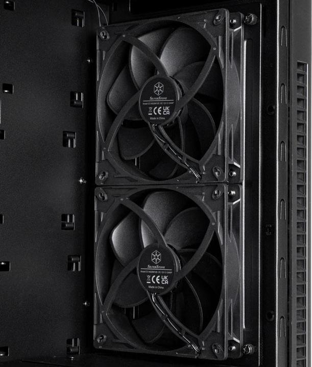 Productafbeelding Silverstone SST-KL07B-E - Kublai Midi Tower ATX Stille computerkast, zwart (mATX, Mini-ITX, ATX)