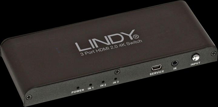 Lindy HDMI 2.0 4K UHD Umschalter 3:1. 3D 2160p 60 HDTV bis 4K HDCP 2.2 Kopierschutz