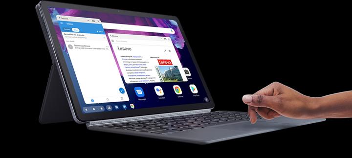 Actual product image Lenovo Tab P11 incl. keyboard, Precision Pen 2 (WLAN only, 11", 128 GB, Slate grey)