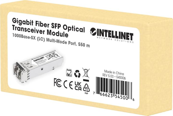 Produktbild Intellinet Gigabit Ethernet SFP Mini-GBIC Transceiver, IEEE 802.3z